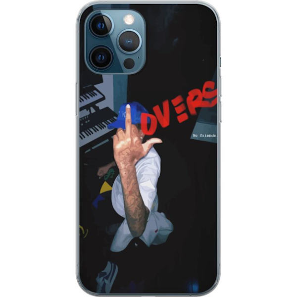 Apple iPhone 12 Pro Gennemsigtig cover Kærlighed Mystik Design Romantisk Motiv Populært Grafisk Mønster Mode Stil