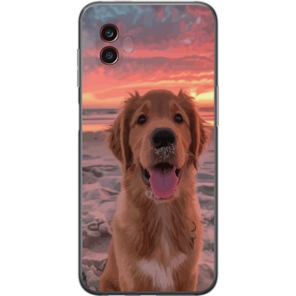 Samsung Galaxy Xcover6 Pro Genomskinligt Skal Hund