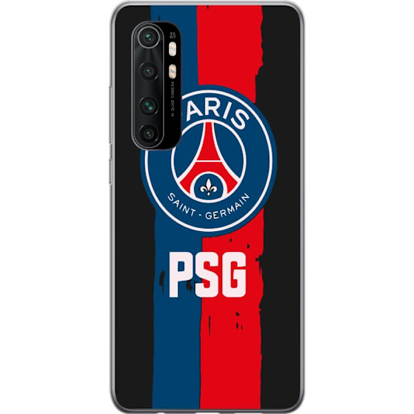 Xiaomi Mi Note 10 Lite Gennemsigtig cover Paris Saint-Germain