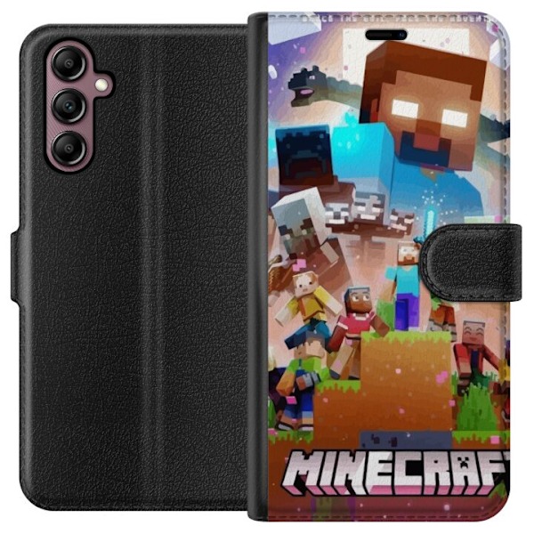 Samsung Galaxy A14 5G Tegnebogsetui Minecraft