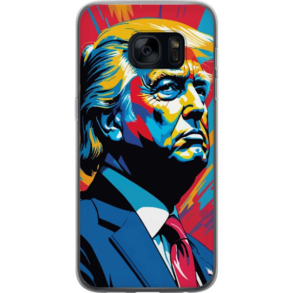 Samsung Galaxy S7 Gennemsigtig cover Trump