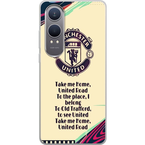 OnePlus Nord CE4 Lite Läpinäkyvä kuori Manchester United