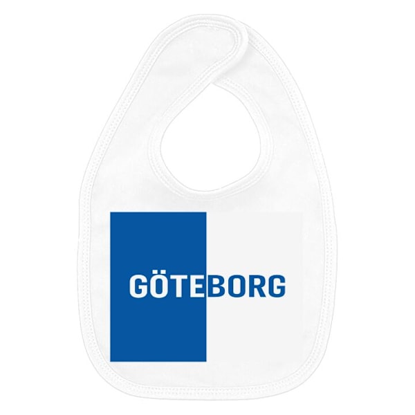 Bebis Haklapp Göteborg – fotboll Vit one size