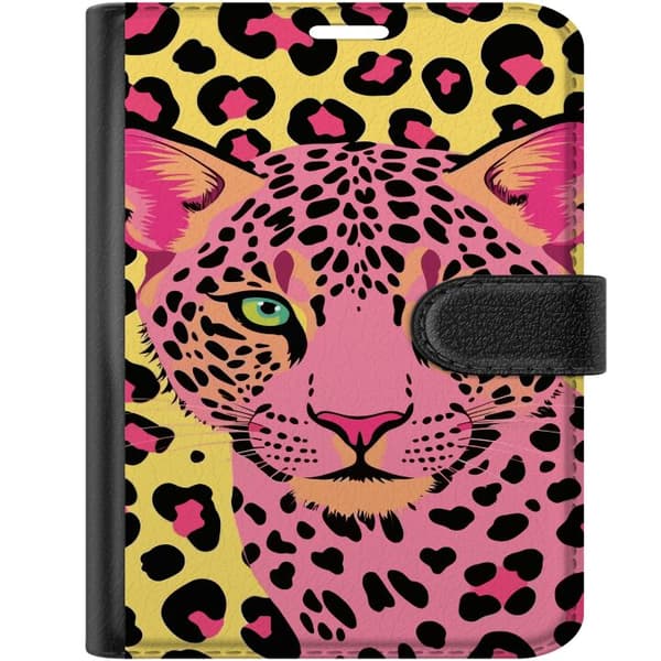 Kompatibelt Lommeboketui til Apple iPhone Duo Rosa leopard rosa