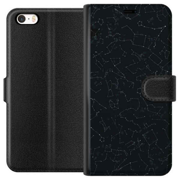 Apple iPhone 5s Plånboksfodral Stjärnhimmel