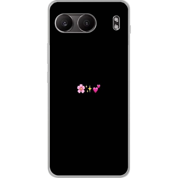 OnePlus Nord 4 Gennemsigtig cover Minimal Emoji