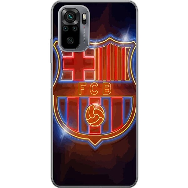 Xiaomi Redmi Note 10S Gjennomsiktig deksel FC Barcelona