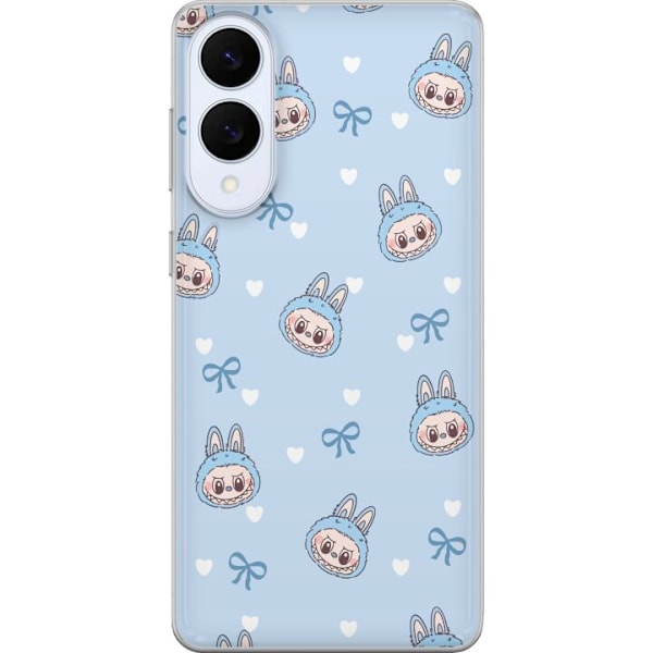 Samsung Galaxy S25 Edge Läpinäkyvä kuori Labubu Tuli Henki