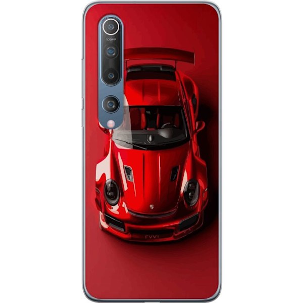 Xiaomi Mi 10 5G Läpinäkyvä kuori Porsche