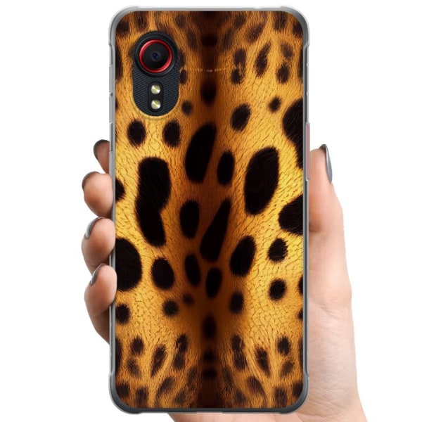 Samsung Galaxy Xcover 5 TPU Matkapuhelimen kuori Leopardi