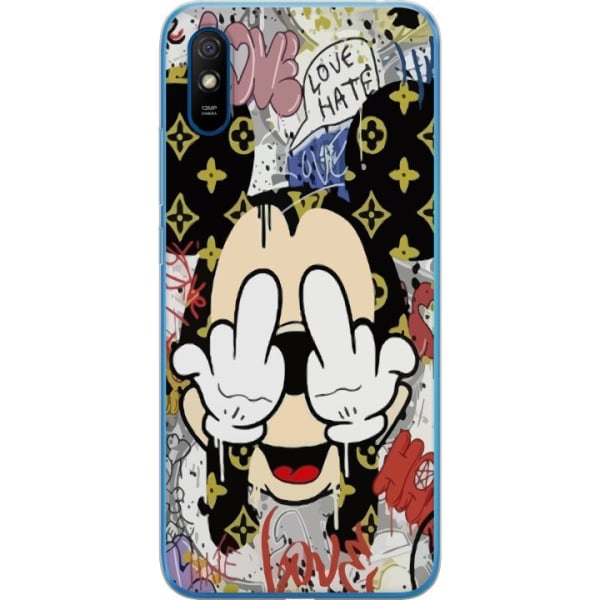 Xiaomi Redmi 9A Gennemsigtig cover Mickey Mouse