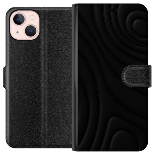 Apple iPhone 13 Lompakkokotelo Tummat Aallot