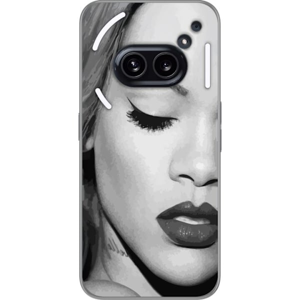 Nothing Phone (2a) Plus Läpinäkyvä kuori Rihanna – Aesthetic Edit 2025
