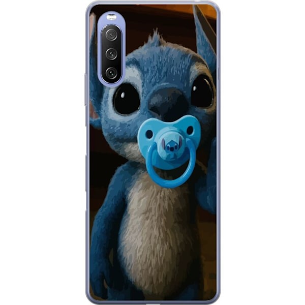Sony Xperia 10 III Lite Läpinäkyvä kuori Stitch & Napp - va