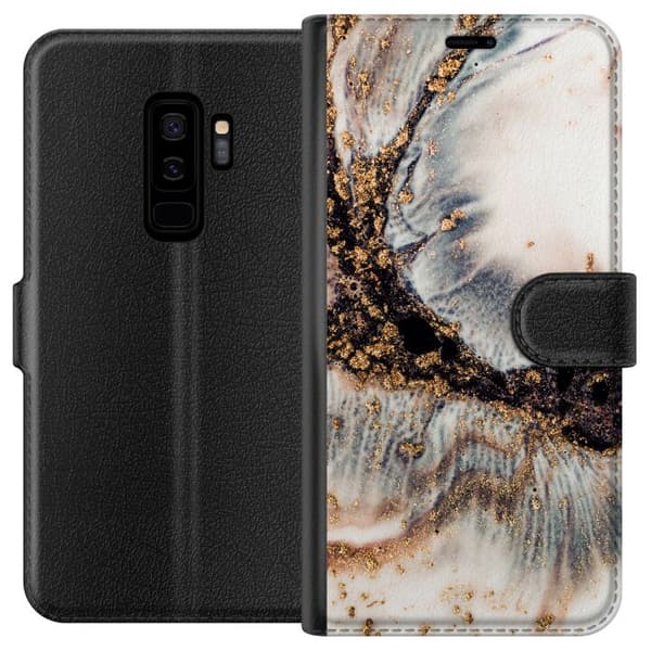Kompatibel Tegnebogsetui til Samsung Galaxy S9+ Mønster