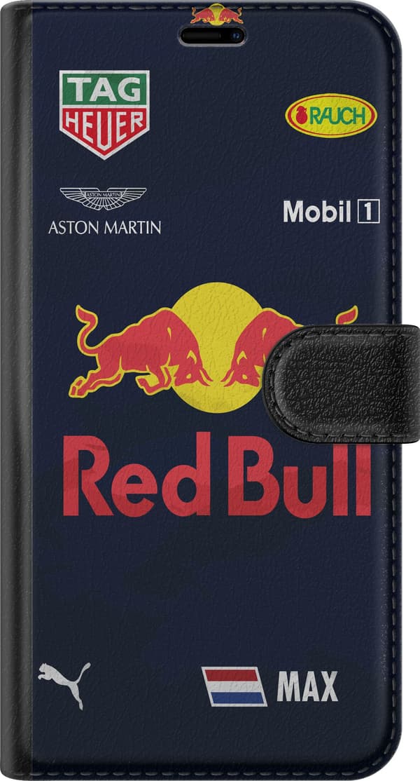 Kompatibelt Lommeboketui til Samsung Galaxy S22 5G Red Bull Formula 2