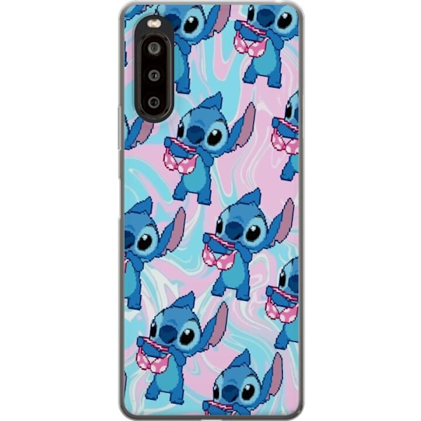 Sony Xperia 10 II Gennemsigtig cover Stitch Retro