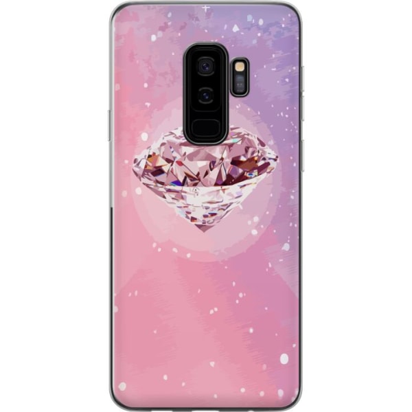 Samsung Galaxy S9+ Gennemsigtig cover Glitter Diamant
