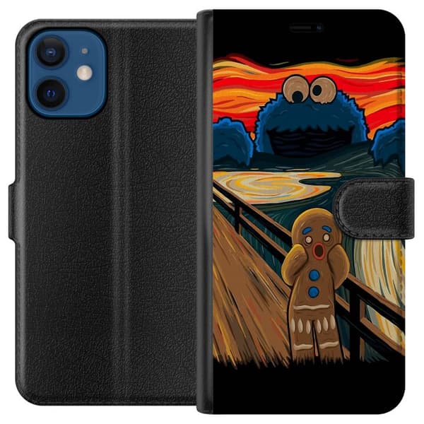 Kompatibelt Plånboksfodral till Apple iPhone 12 mini Kakmonstret
