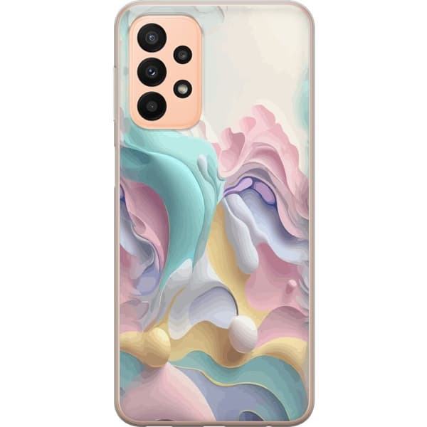 Kompatibelt Mobilskal till Samsung Galaxy A23 Pastell