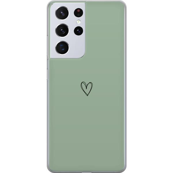 Kompatibel Mobilcover til Samsung Galaxy S21 Ultra 5G Hjerte