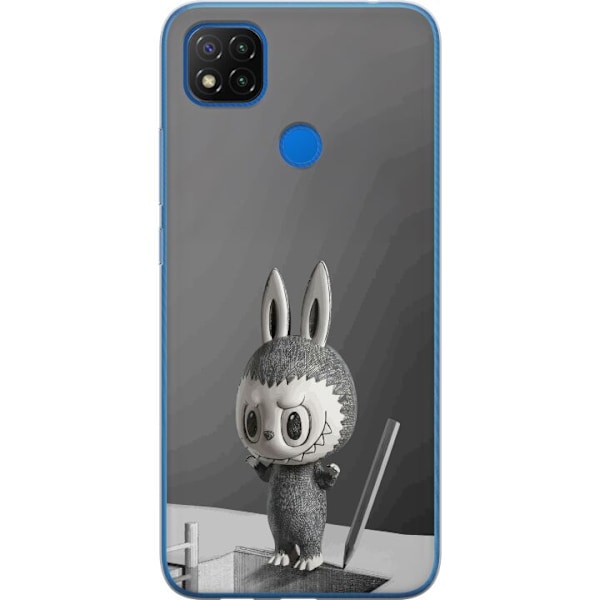 Xiaomi Redmi 9C NFC Genomskinligt Skal Pop Mart MEGA LABUBU LA