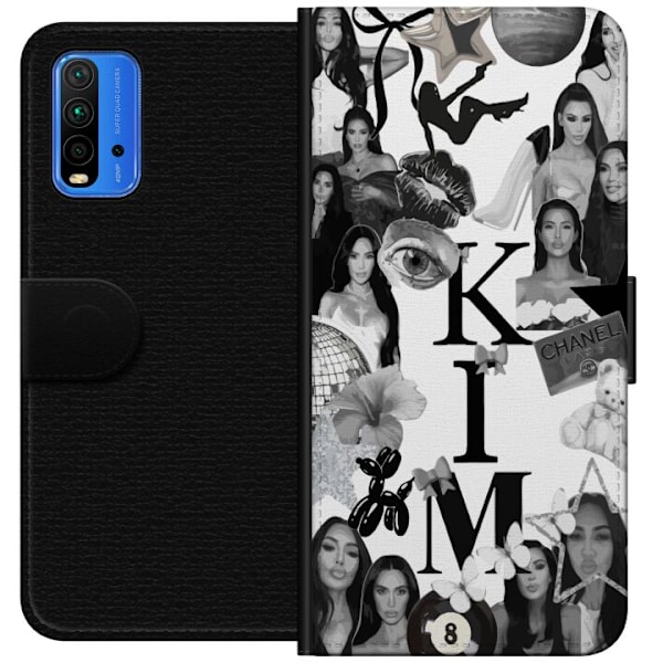Xiaomi Redmi Note 9 4G Lompakkokotelo Kim Kardashian – Aesth