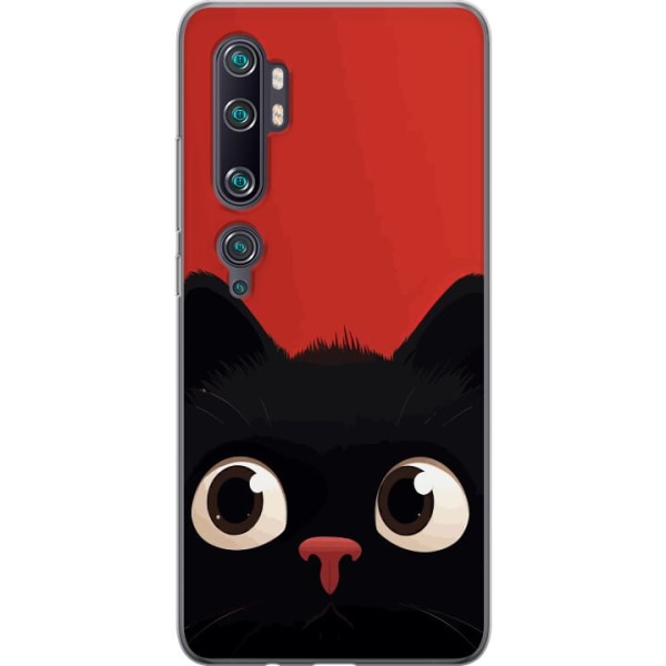 Xiaomi Mi Note 10 Pro Gennemsigtig cover Livlig Kat