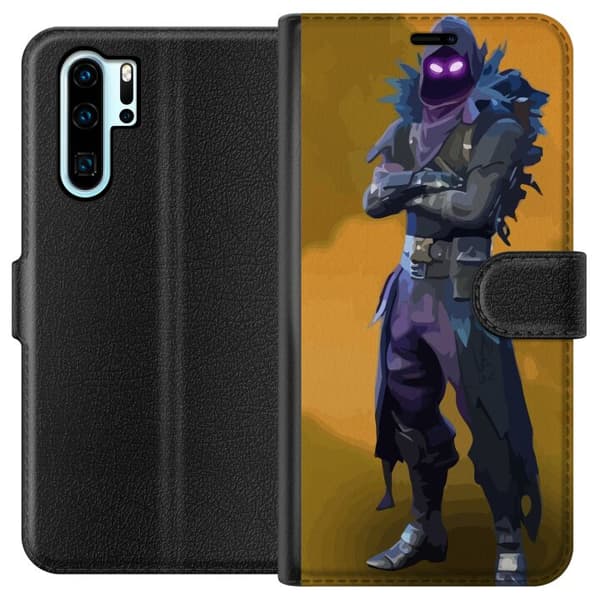 Kompatibel Tegnebogsetui til Huawei P30 Pro Fortnite - Raven