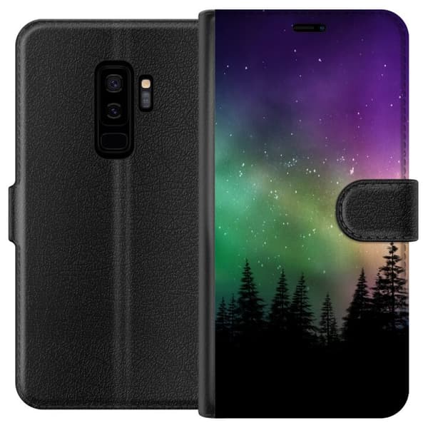 Kompatibelt Lommeboketui til Samsung Galaxy S9+ Nordlyset