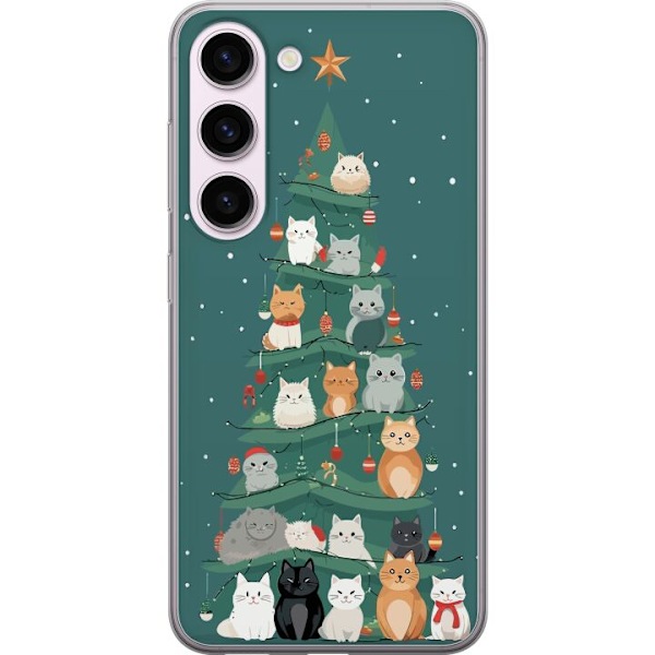 Samsung Galaxy S23 Gennemsigtig cover Juletræ
