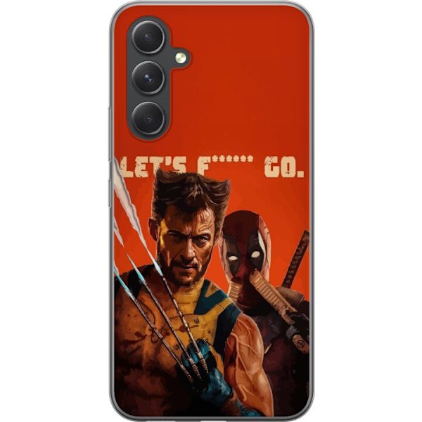 Samsung Galaxy S25+ Genomskinligt Skal Deadpool & Wolverine