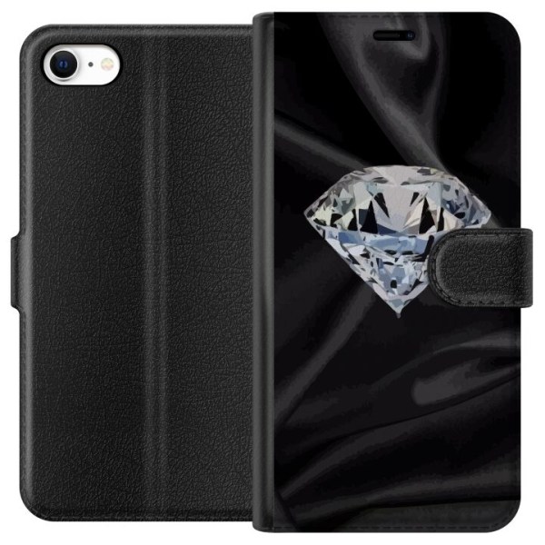 Apple iPhone 6 Plånboksfodral Silke Diamant