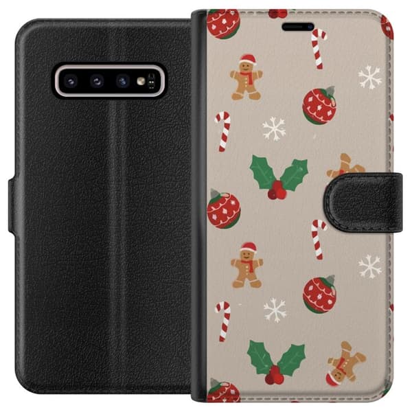 Kompatibelt Lommeboketui til Samsung Galaxy S10+ Jul