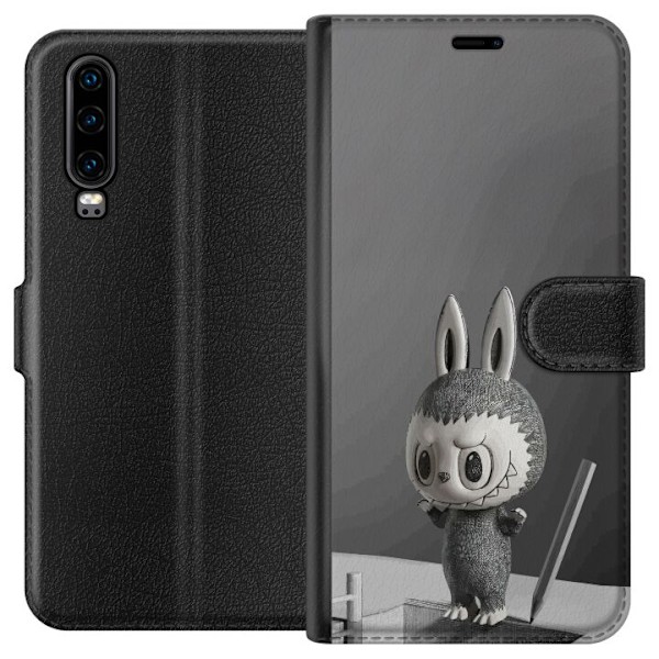 Huawei P30 Lommeboketui Pop Mart MEGA LABUBU LABUBU Sketch 100