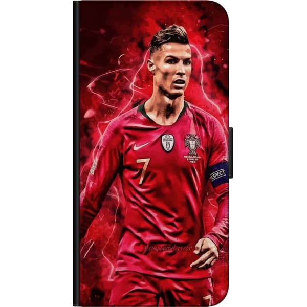 Kompatibelt Plånboksfodral till Samsung Galaxy A20s Ronaldo Skills – CR7 Design för Äkta Supporters