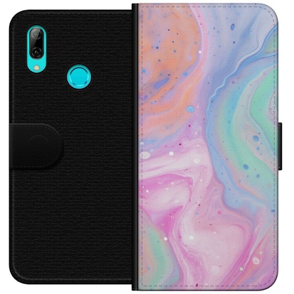 Huawei P smart 2019 Plånboksfodral Pastellmarmor
