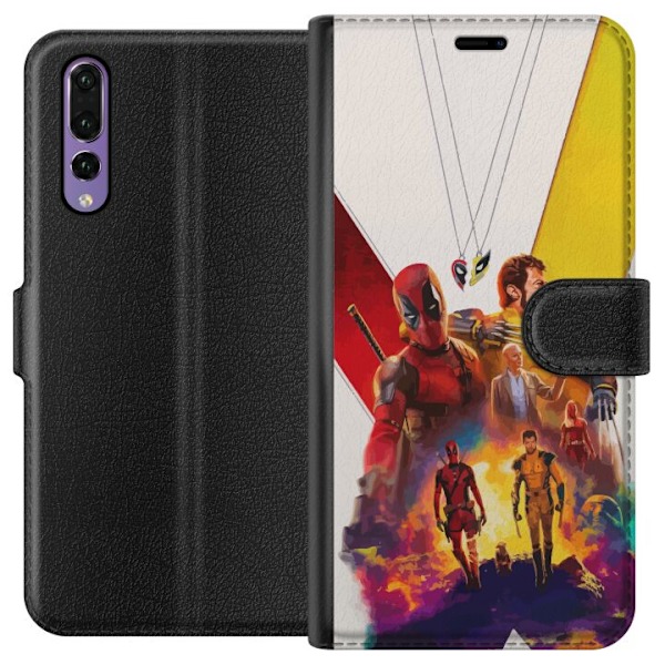 Huawei P20 Pro Plånboksfodral Wolverine Deadpool