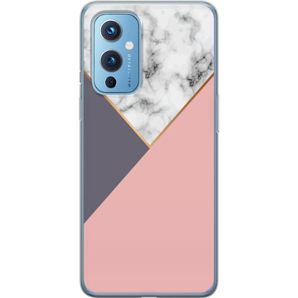 OnePlus 9 Gennemsigtig cover Marmor Skæring