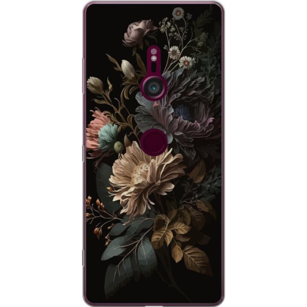 Sony Xperia XZ3 Gennemsigtig cover Blomster