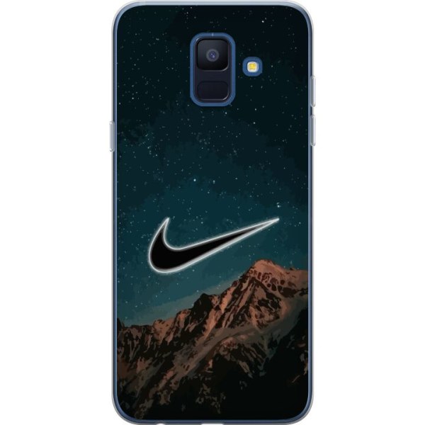 Samsung Galaxy A6 (2018) Läpinäkyvä kuori Nike