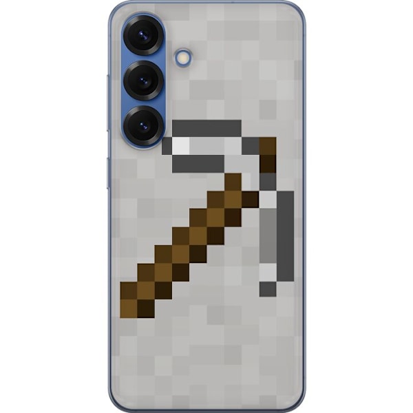 Samsung Galaxy S25+ Läpinäkyvä kuori Minecraft Työkalut