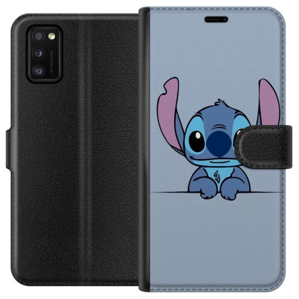 Samsung Galaxy A41 Tegnebogsetui Lilo & Stitch