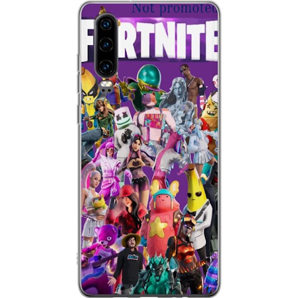 Huawei P30 Gennemsigtig cover Fortnite