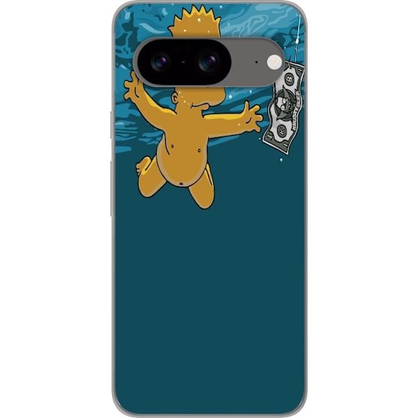 Google Pixel 8 Läpinäkyvä kuori Bart Simpson