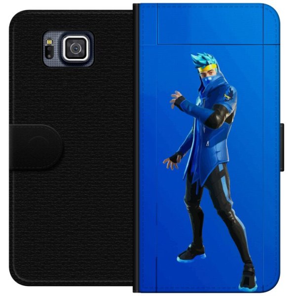 Samsung Galaxy Alpha Lompakkokotelo Fortnite - Ninja Blue