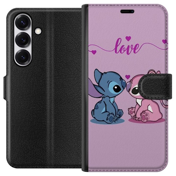 Samsung Galaxy S25 Lommeboketui Lilo & Stitch – Angel Editio