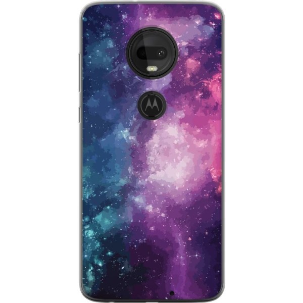 Motorola Moto G7 Läpinäkyvä kuori Nebula