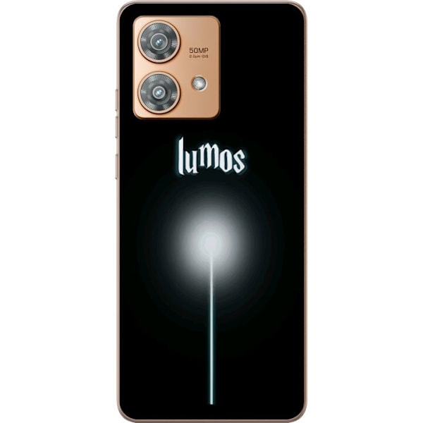 Motorola Edge 40 Neo Genomskinligt Skal Harry Potter Lumos