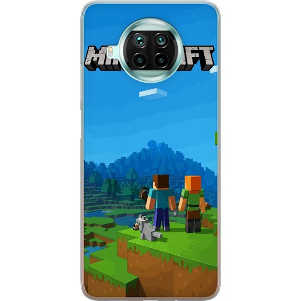 Xiaomi Mi 10T Lite 5G Läpinäkyvä kuori Minecraft Key Art